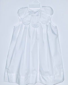 White Petal Collar dress