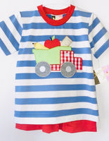 School dump truck short set