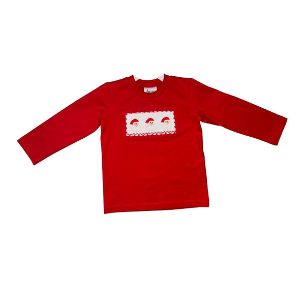 Red smock  Santa long sleeve Tee