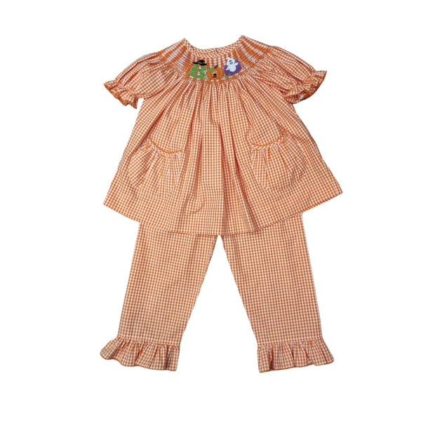 Orange check Boo swingtop Set