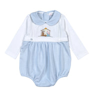 Blue nativity LS Bubble