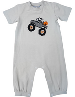 Spooky monster truck romper