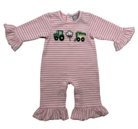 Girl cotton harvest romper