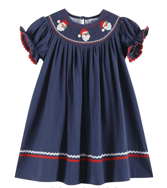 Navy Santa dress