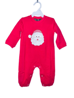 Red Santa face romper