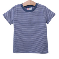 Navy stripe tee