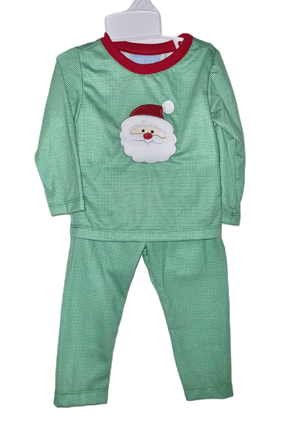 Boys Green Santa Pj