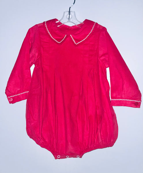 Long sleeve red cord bubble