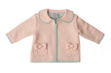 Pink quilted jacket