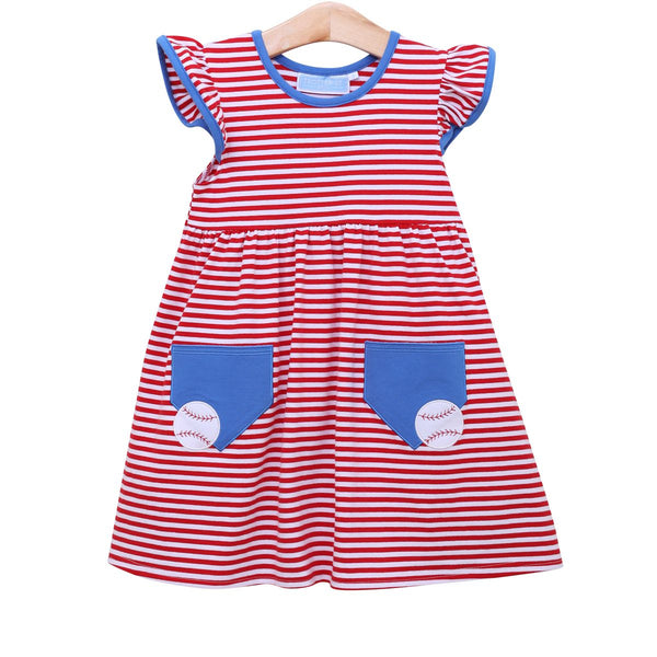 Baseball pocket dress