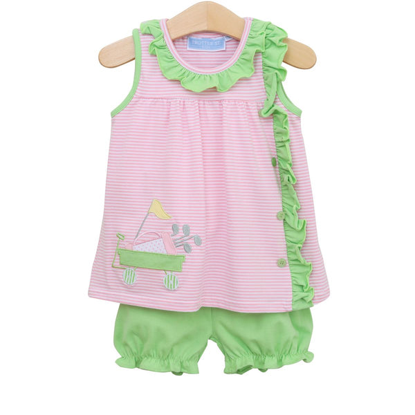 Pink/Green golf bloomer set