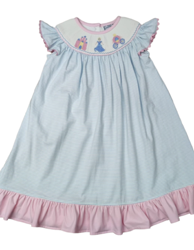Light blue smocked princess dress – Buttons & Bows online Light blue smocked princess dress – Buttons & Bows online