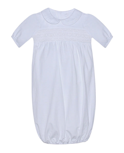 White smock gown