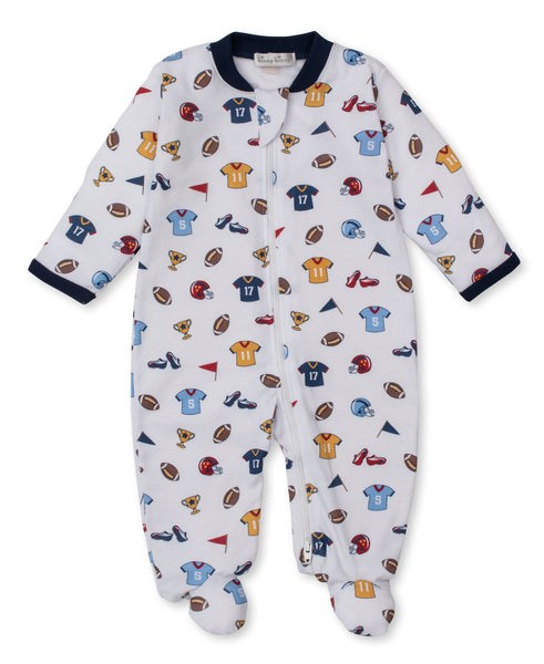 Navy sport print sleeper