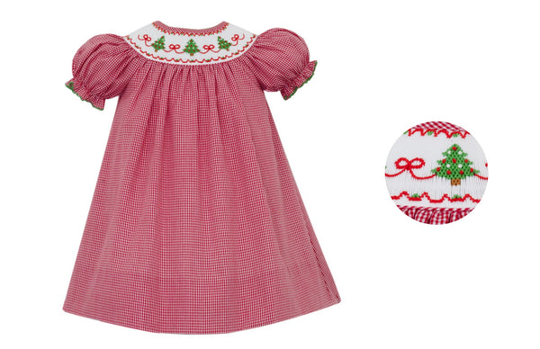 Smocked Christmas dress