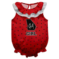 Red polka dot GA bubble
