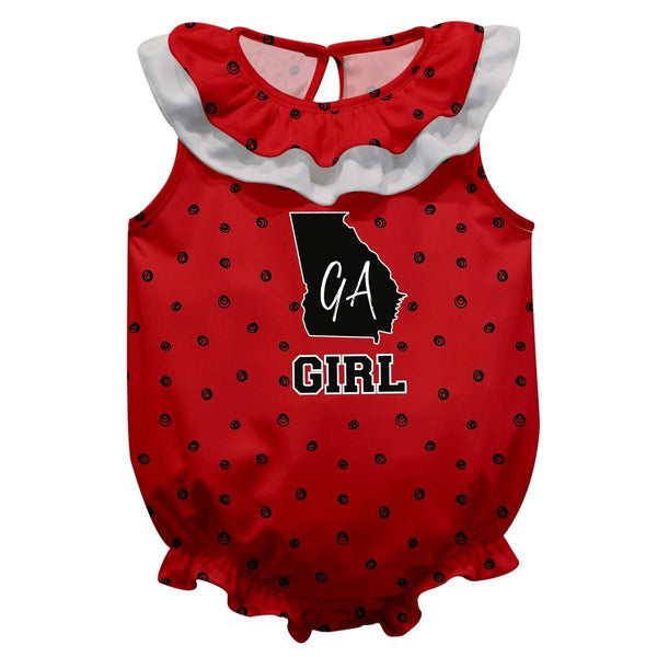 Red polka dot GA bubble