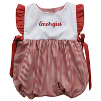 Red and white bib GA bubble
