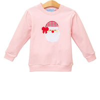 Pink Santa sweatshirt