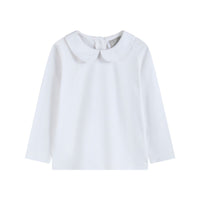 White long sleeve collar shirt