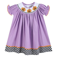 Purple smock Jack o lantern dress