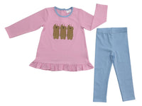Pink Doodle pant set