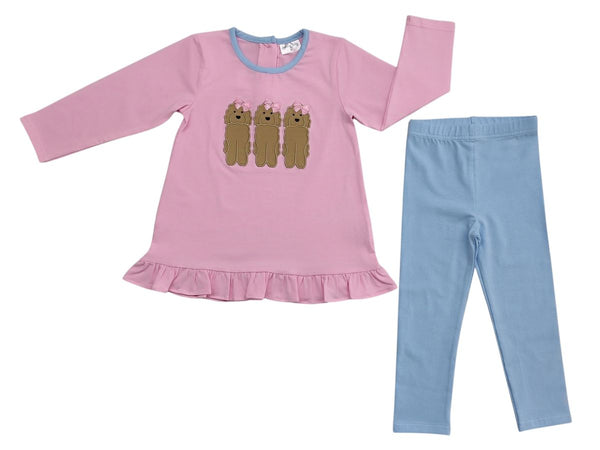 Pink Doodle pant set