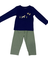 Navy duck hunting pant set
