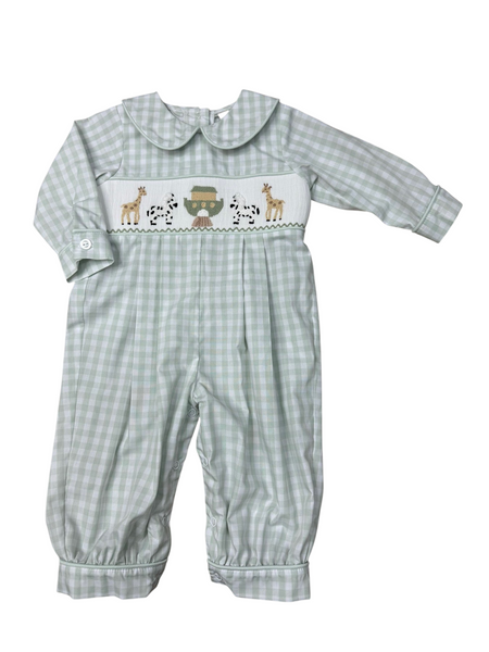 Sage Noah’s ark romper