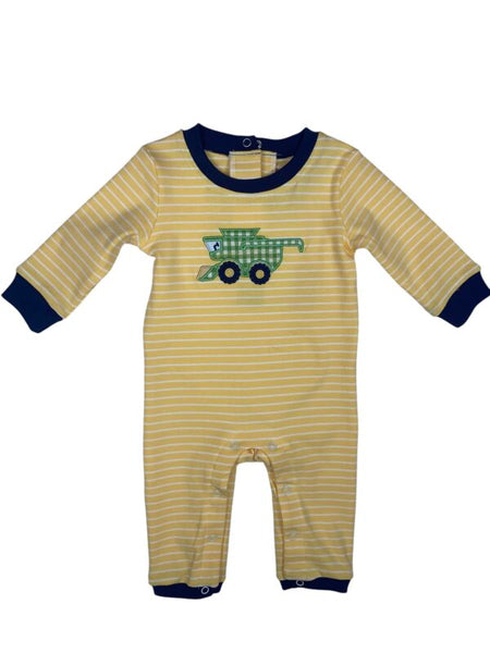 Yellow Combine romper