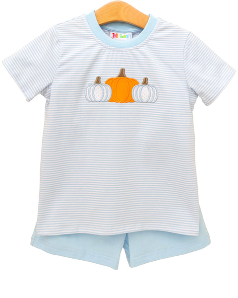Trio pumpkin short set