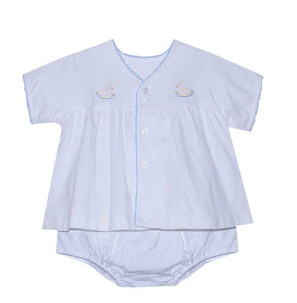 Boy duckies diaper set