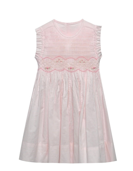 Pink full smock dress