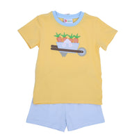 Bunny wheelbarrow short set