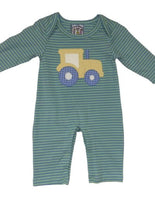 Mint tractor romper