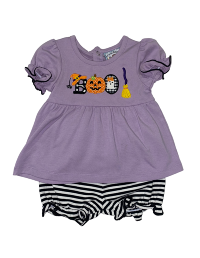 Purple Boo bloomer set