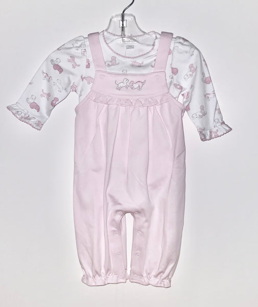 Pink puppy overall