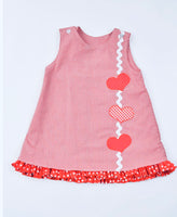 Reversible Santa/heart dress