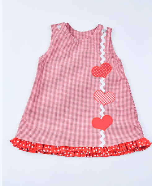 Reversible Santa/heart dress