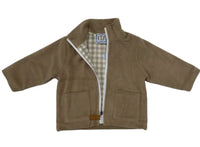 Tan fleece jacket