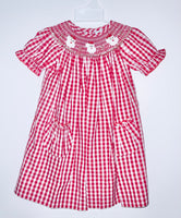 Red check Santa dress