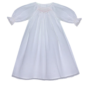 White middle smock daygown