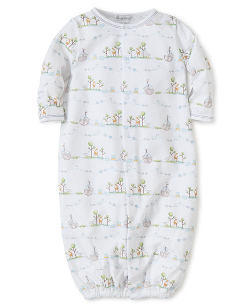 Blue Noah’s ark converter gown