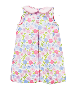 Bright floral pleat dress