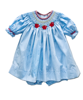 Smocked Apple Bloomer set