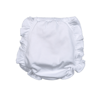 White Pima diaper cover
