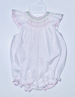 Pink dot smock bubble