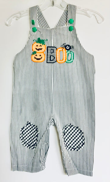 Black boo overalls