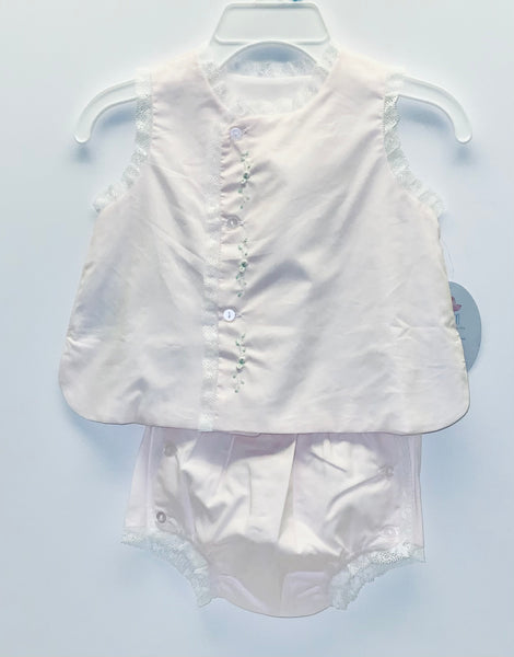 Pink diaper set