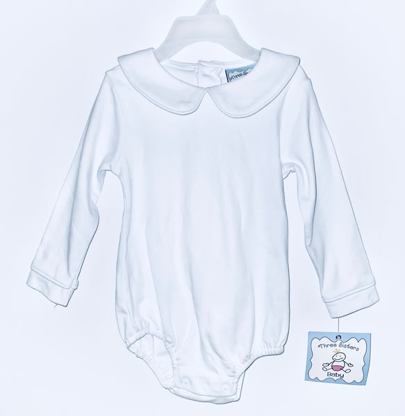 Girls basic white onesie